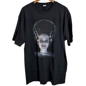 Men's Black Graphic Tee Bride of Frankenstein